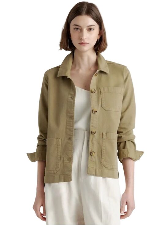 Quince Jackets & Blazers - Quince organic Comfort Stretch Chore Jacket